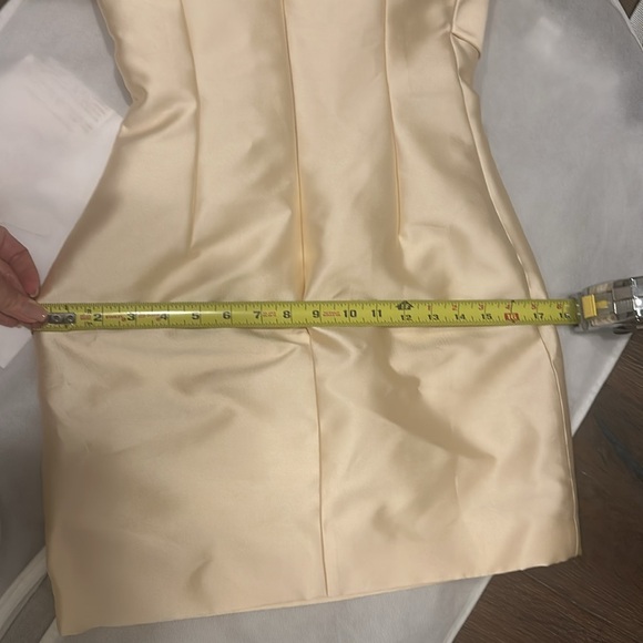 Solace London Elina Off-The-Shoulder Duchesse Satin Mini Dress - Picture 13 of 15